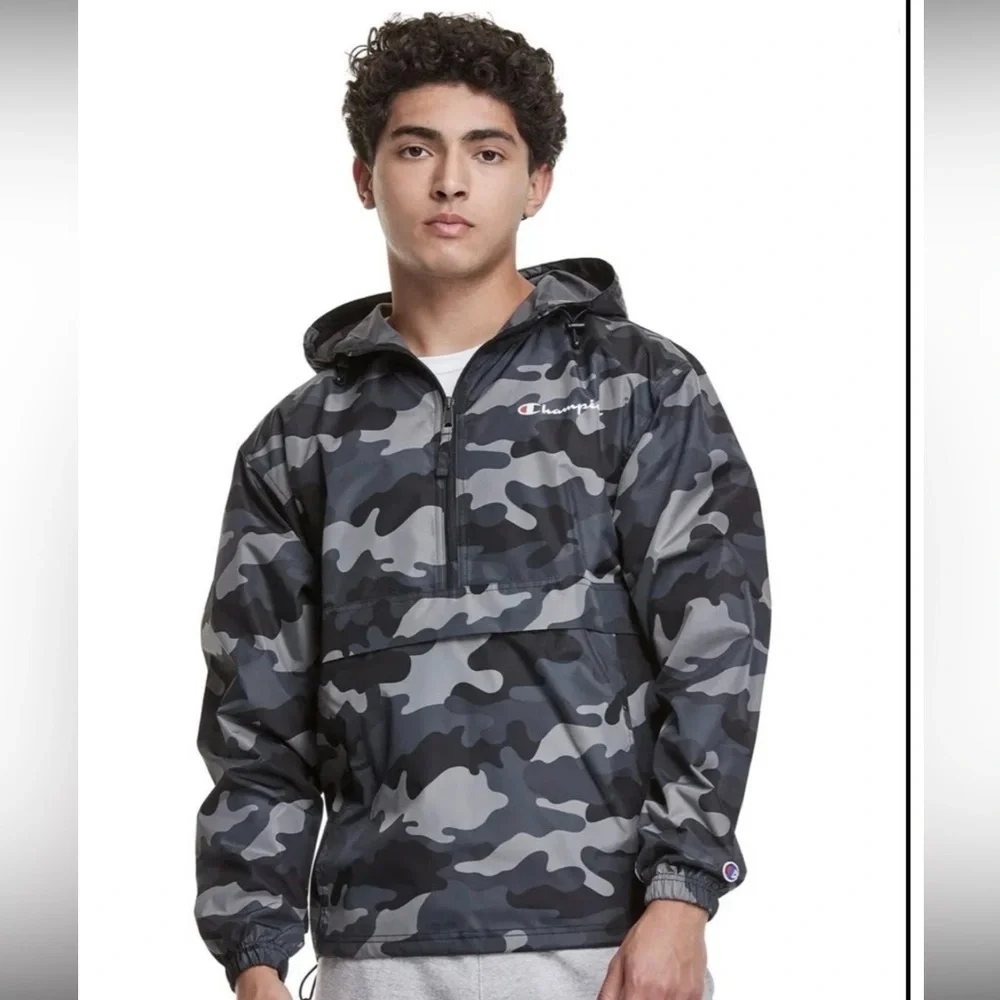 Champion Men's Camo Windbreaker Jacket